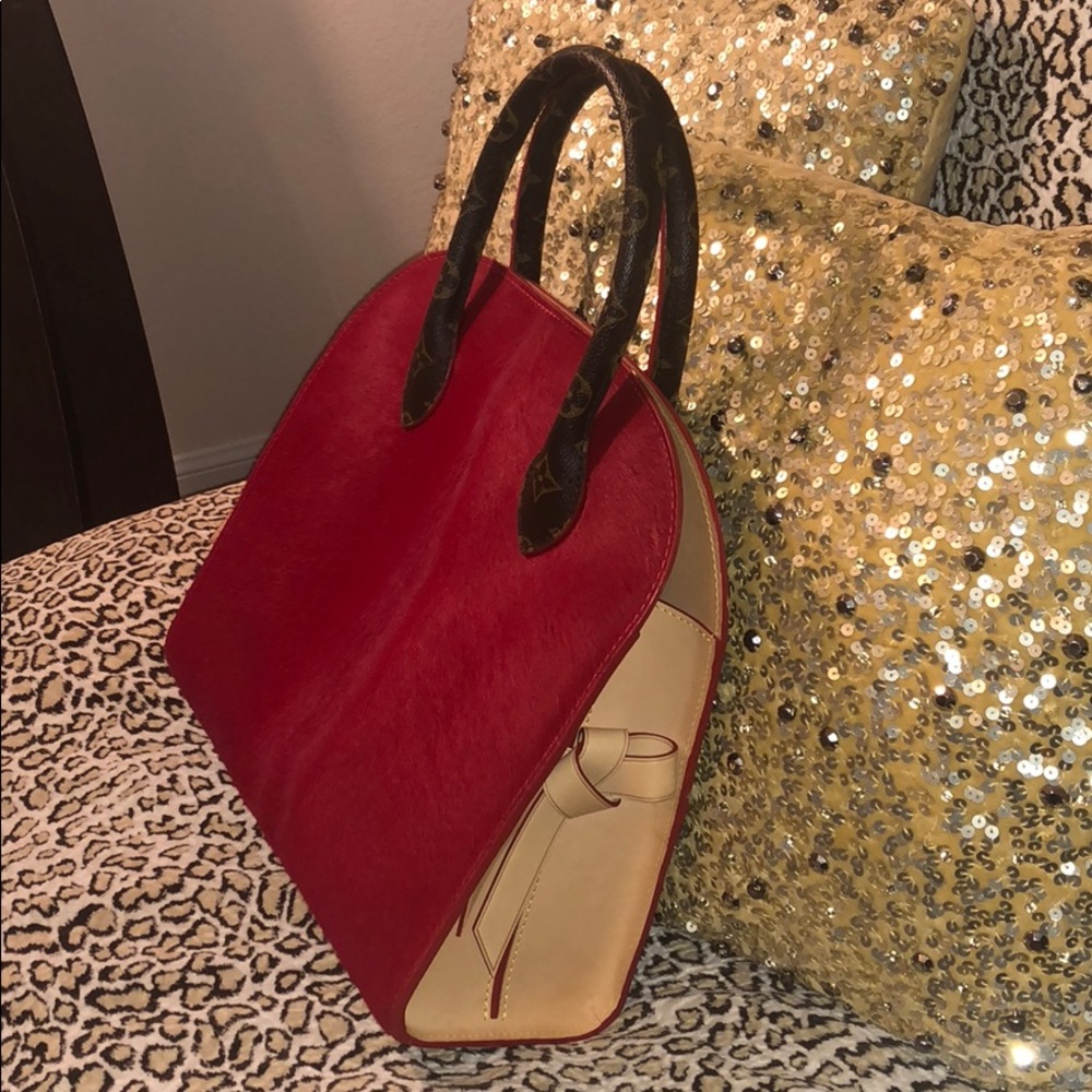 Louis Vuitton Christian Louboutin Spike Purse